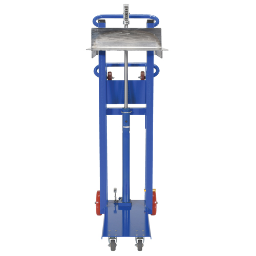 Gerbeur &agrave; plateforme hydraulique, M&eacute;canisme Pompe au pied, Capacit&eacute; de 750 lb, Levage max de 52" Ontario Safety Products