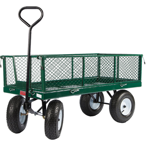 Chariots a/c&ocirc;t&eacute;s rabattables, 24" la x 48" la x Capacit&eacute; 800 lb Ontario Safety Products