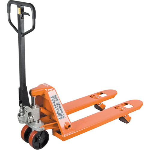 Heavy-Duty Manual Pallet Truck, Steel, 42" L x 20.5" W, 5500 lbs. Capacity Ontario Safety Products