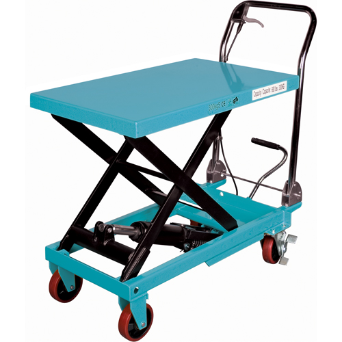 Heavy-Duty Hydraulic Scissor Lift Table, 32" L x 19-3/4" W, Steel, 660 lbs. Capacity Ontario Safety Products