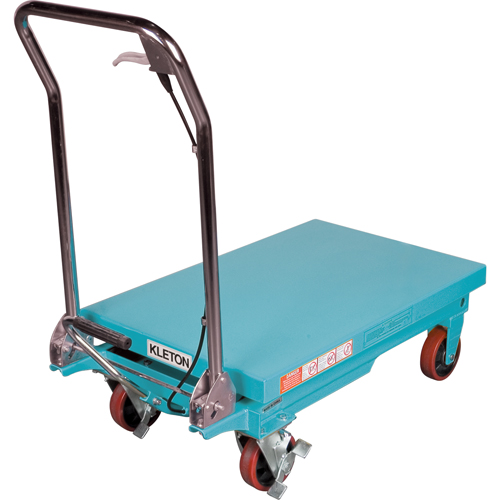 Heavy-Duty Hydraulic Scissor Lift Table, 32" L x 19-3/4" W, Steel, 660 lbs. Capacity Ontario Safety Products