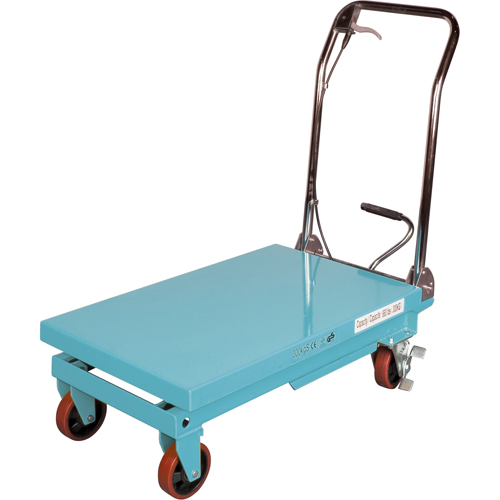 Heavy-Duty Hydraulic Scissor Lift Table, 32" L x 19-3/4" W, Steel, 660 lbs. Capacity Ontario Safety Products