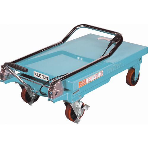 Heavy-Duty Hydraulic Scissor Lift Table, 32" L x 19-3/4" W, Steel, 660 lbs. Capacity Ontario Safety Products