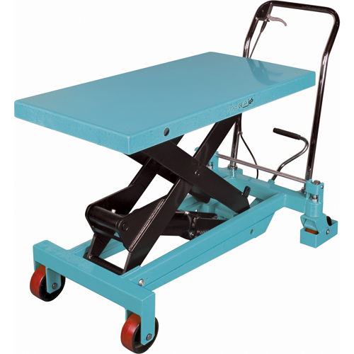 Table &eacute;l&eacute;vatrice robuste &agrave; ciseaux hydraulique, 40" lo x 20-1/8" la, Acier, Capacit&eacute; 2200 lb Ontario Safety Products
