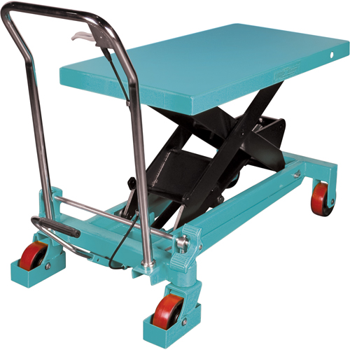 Table &eacute;l&eacute;vatrice robuste &agrave; ciseaux hydraulique, 40" lo x 20-1/8" la, Acier, Capacit&eacute; 2200 lb Ontario Safety Products