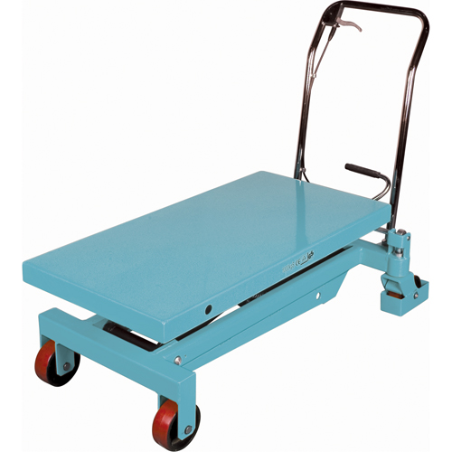 Table &eacute;l&eacute;vatrice robuste &agrave; ciseaux hydraulique, 40" lo x 20-1/8" la, Acier, Capacit&eacute; 2200 lb Ontario Safety Products