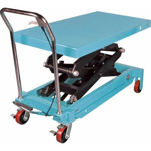 Table &eacute;l&eacute;vatrice robuste &agrave; ciseaux hydraulique, 48" lo x 24" la, Acier, Capacit&eacute; 1545 lb Ontario Safety Products