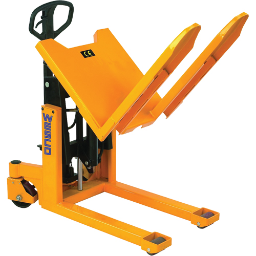 Ergonomic Pallet Tilter, 90° Tilt, 2200 lbs. Capacity, 51-2/3" L x 21-1/2" W x 44-1/4" H Ontario Safety Products