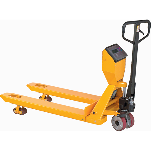 Digital Scale Pallet Truck, 47.5" L x 22" W, 5000 lbs. Cap. Ontario Safety Products