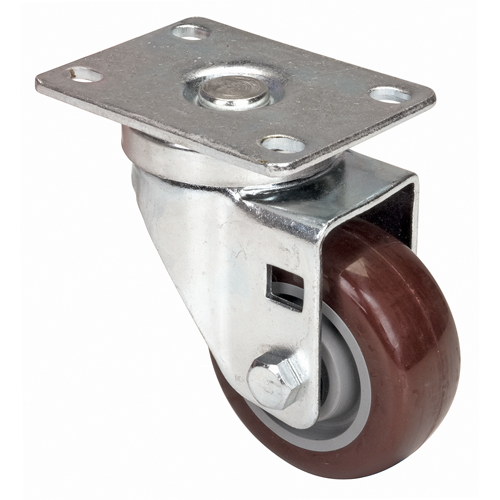 Roulette, Pivotant, 3" (76 mm), Polyur&eacute;thane, 230 lb (104 kg) Ontario Safety Products
