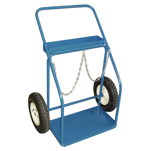 Chariots pour bouteilles de gaz, Roues Pneumatique, Base de 25" la x 13" lo, 400 lb Ontario Safety Products