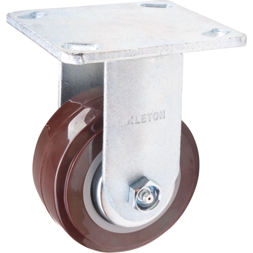 Roulette, Fixe, 4" (101,6 mm), Polyur&eacute;thane,  Ontario Safety Products