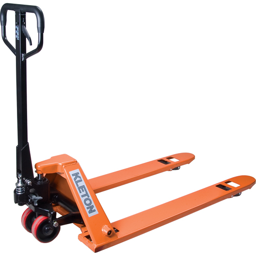 Transpalettes hydrauliques &agrave; profil bas, 48" lo x 27" la, Capacit&eacute; de 3300 lb Ontario Safety Products