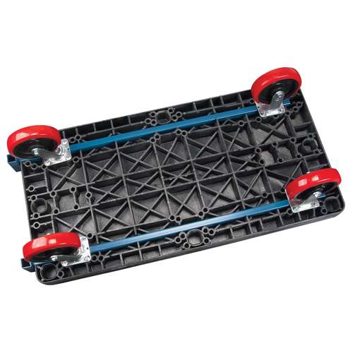 Plastic Platform Truck, 48" L x 24" W, 2500 lbs. Cap., Polyurethane Wheels Ontario Safety Products