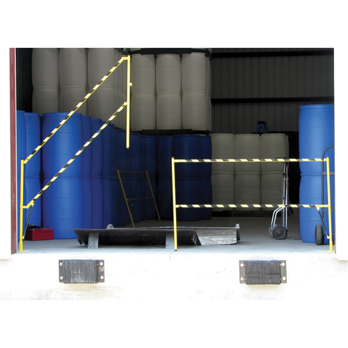 Safety Lift Gate, 10' L x 42-5/8" H, 159" Raised, Yellow Ontario Safety Products