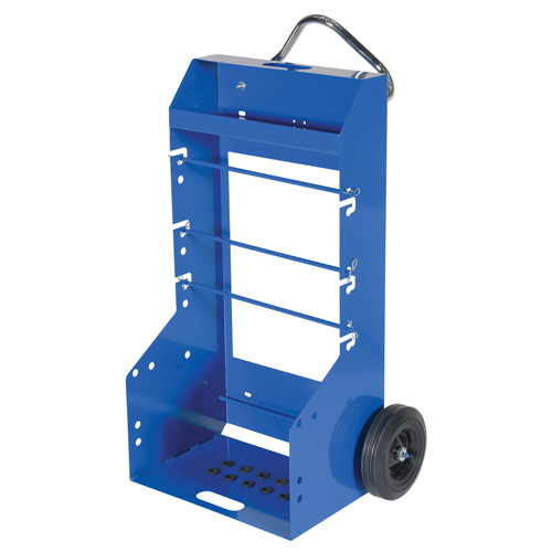 Chariot portatif pour mat&eacute;riaux bobin&eacute;s, Acier, 4 Montants, 29" la x 47-5/16" h x 21-7/8" p, Capacit&eacute; de 300 lb Ontario Safety Products