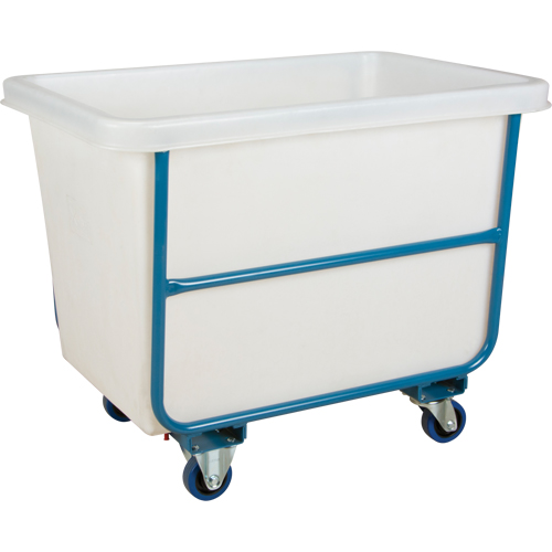 Tapered Wall Box Truck, White Polyethylene, 33" L x 20" W x 29" H, 7 cu. ft. Volume, 1000 lbs. Capacity Ontario Safety Products