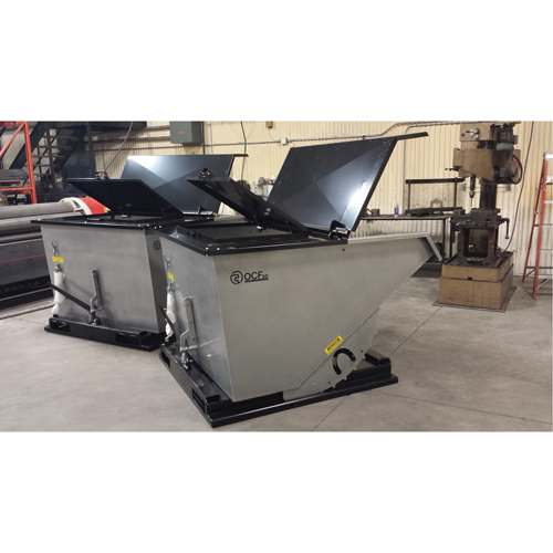 Steel Cover for Self-Dumping Hopper Ontario Safety Products