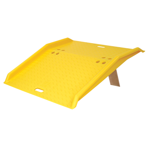 Rampe de quai de chargement portable en poly pour diable, Capacit&eacute; de charge 750 lb, 36" lo x 35" la x 5" h Ontario Safety Products