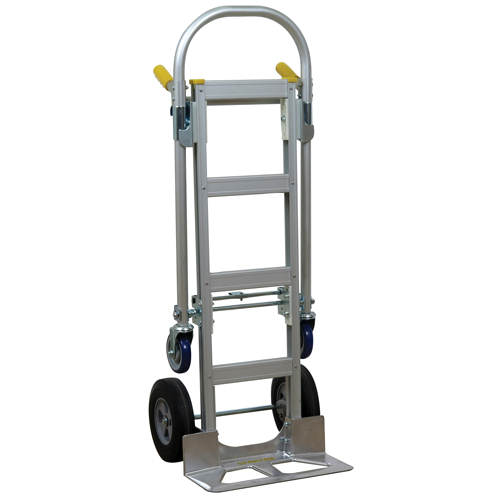 SPTN-JR-T18-SR Spartan Jr. Convertible Hand Truck, Aluminum, 1000 lbs. Capacity Ontario Safety Products