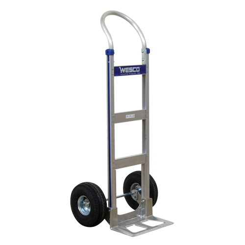 Cobra-Lite Hand Truck - 410-T14-P, Continuous Handle, Aluminum, 49" Height, 600 lbs. Capacity Ontario Safety Products