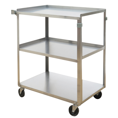 Shelf Carts, 3 Tiers, 17-5/8" W x 33" H x 27-1/8" D, 300 lbs. Capacity Ontario Safety Products
