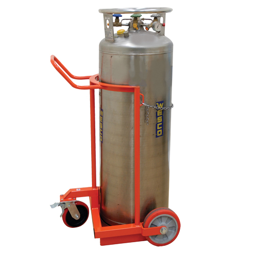 Large Liquid Gas Cylinder Truck LCC, Polyurethane Wheels, 20" W x 20" D Base, 1000 lbs. Ontario Safety Products