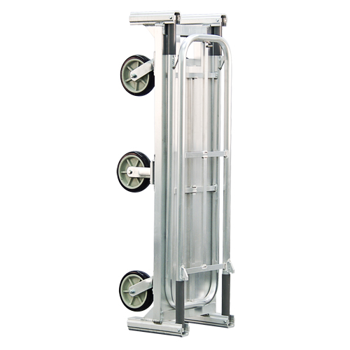 Chariot de livraison en vrac pliant en aluminium U-Boat, 18" la x 61" lo, 1200 lb cap, Roues Polyur&eacute;thane Ontario Safety Products