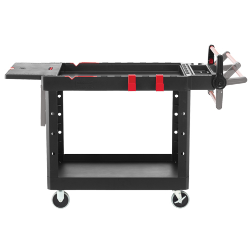 Heavy-Duty Adaptable Utility Cart, 2 Tiers, 25-1/5" x 36" x 51-1/2", 500 lbs. Capacity Ontario Safety Products