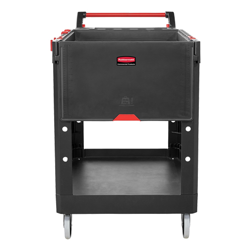 Heavy-Duty Adaptable Utility Cart, 2 Tiers, 25-1/5" x 36" x 51-1/2", 500 lbs. Capacity Ontario Safety Products