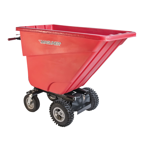 Motorized Tilt Truck, 13,5 pi³ Capacity, 45" H x 26-1/2" W x 68" D Ontario Safety Products