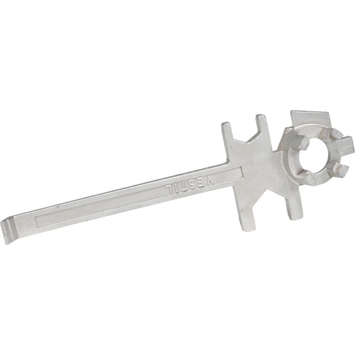 Drum Wrench, 3/4"/2" Opening, 9-1/2" Handle, Stainless Steel Ontario Safety Products