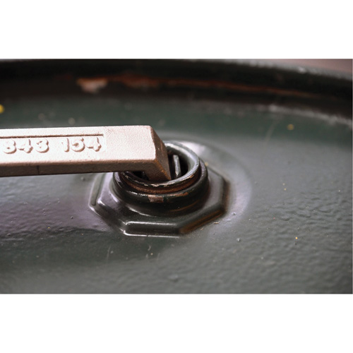 Drum Wrench, 3/4"/2" Opening, 9-1/2" Handle, Stainless Steel Ontario Safety Products