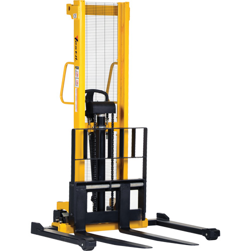 Gerbeur hydraulique manuel, Fonctionnement Pompe manuelle, Capacit&eacute; 2000 lb, Lev&eacute;e max 35" Ontario Safety Products