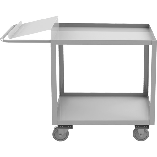 Chariot de pr&eacute;paration de commande de calibre industriel, 39" h x 18-1/8" la x 51" p, 2 Tablettes, Capacit&eacute; 1200 lb Ontario Safety Products