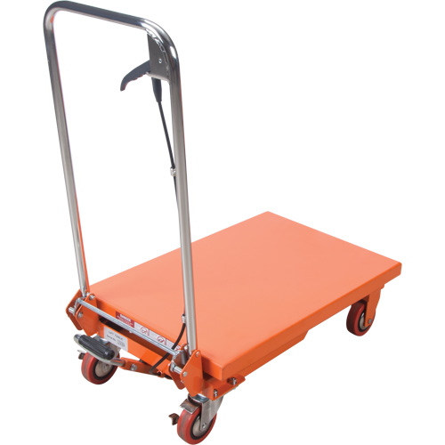 Table &eacute;l&eacute;vatrice &agrave; ciseaux hydraulique, 27-1/2" lo x 17-3/4" la, Acier, Capacit&eacute; 330 lb Ontario Safety Products