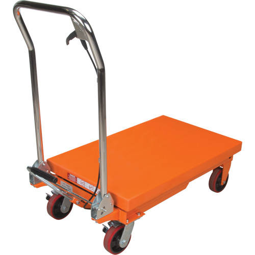 Hydraulic Scissor Lift Table, 32" L x 19-3/4" W, Steel, 660 lbs. Capacity Ontario Safety Products