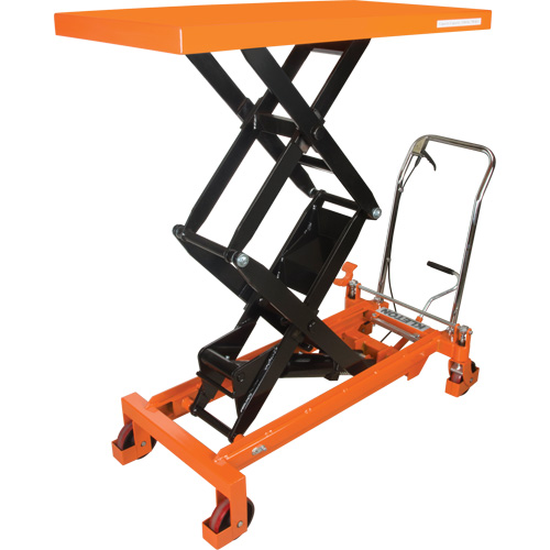 Hydraulic Scissor Lift Table, 48" L x 24" W, Steel, 1540 lbs. Capacity Ontario Safety Products