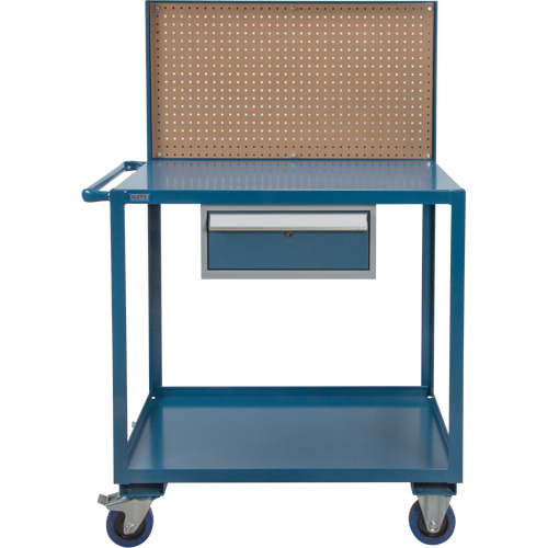 Chariot de service mobile, 2 Tiers, 24" la x 57" h x 40" p, Capacit&eacute; 1200 lb Ontario Safety Products