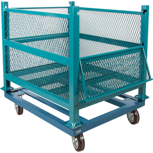 Socle roulant pour contenant ouvert en maille, 40,5" la x 34-1/2" p x 10" h, Capacit&eacute; de 3000 lb Ontario Safety Products