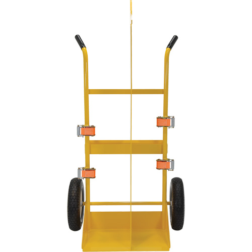 Chariot pour chalumeau et bouteille &agrave; gaz, Roues Rempli de mousse, Base de 23-13/16" la x 22-13/16" lo, 500 lb Ontario Safety Products