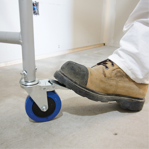 Mini roulette de 4" avec goupille verrouillable Ontario Safety Products