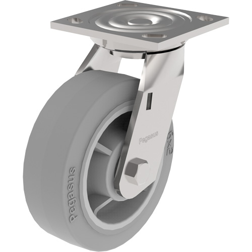 21 Series Medium-Duty Caster, Swivel, 5" (127 mm), Urethane, 750 lbs. (340 kg.) Ontario Safety Products