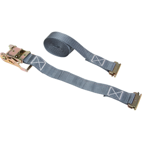 Ratchet Strap, E-Track System, 2" W x 16' L, 1333 lbs. (605 kg) Working Load Limit Ontario Safety Products