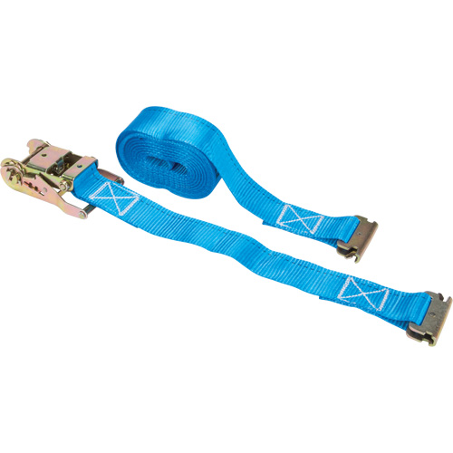 Ratchet Strap, E-Track System, 2" W x 20' L, 1333 lbs. (605 kg) Working Load Limit Ontario Safety Products
