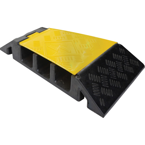 Protecteur de c&acirc;ble tourne-&agrave;-gauche robuste Powerhouse, 3 canaux, 12" lo x 19,75" la x 3" h Ontario Safety Products