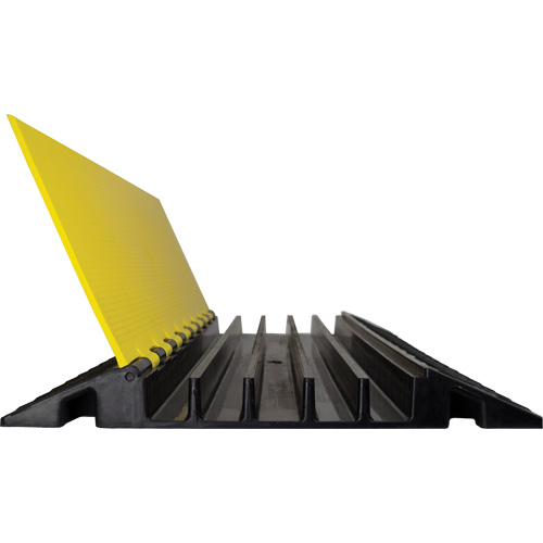 Powerhouse Heavy-Duty Straight Cable Protector, 5 Channels, 36" L x 19.75" W x 2.25" H Ontario Safety Products