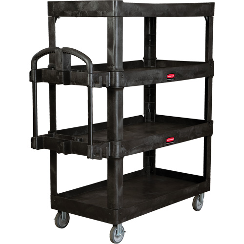 Heavy-Duty Ergo Utility Cart, 4 Tiers, 24-1/4" x 62-2/5" x 54-1/10", 700 lbs. Capacity Ontario Safety Products