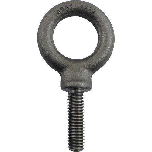 Alloy Steel Eye Bolt, 1" Dia., 1-1/4" L, 1480 lbs. (0.74 tons)/1480 lbs. Capacity Ontario Safety Products