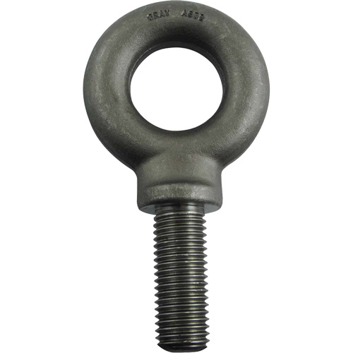 Alloy Steel Eye Bolt, 1-13/16"/3-9/16" Dia., 2-1/2" L, 11600 lbs. (5.8 tons)/11600 lbs. Capacity Ontario Safety Products